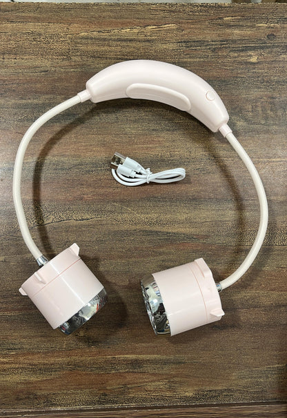 Portable Neck Hanging Mini Cooling Fan – Hands-Free Wearable Air Conditioner (360° Cooling Fan)