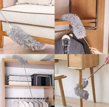 Micro fiber duster for car with extendable stick